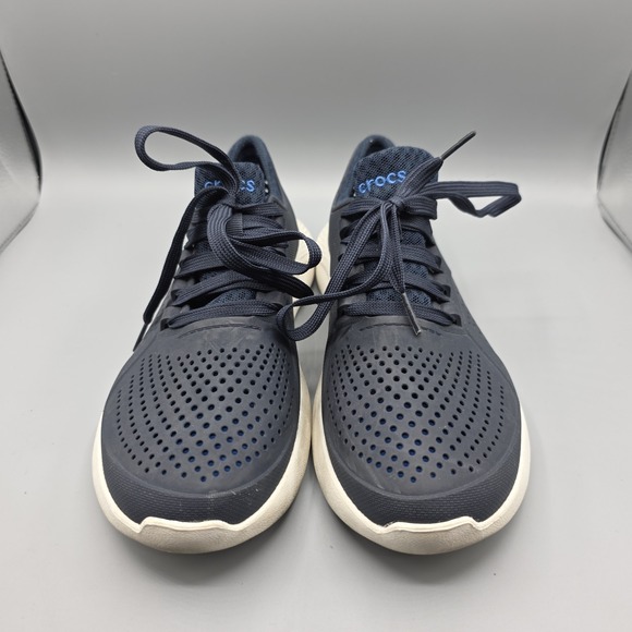 CROCS LiteRide Pacer Sneakers Mens 8 Blue Water Sport Comfort Breathable Shoes - Picture 3 of 12